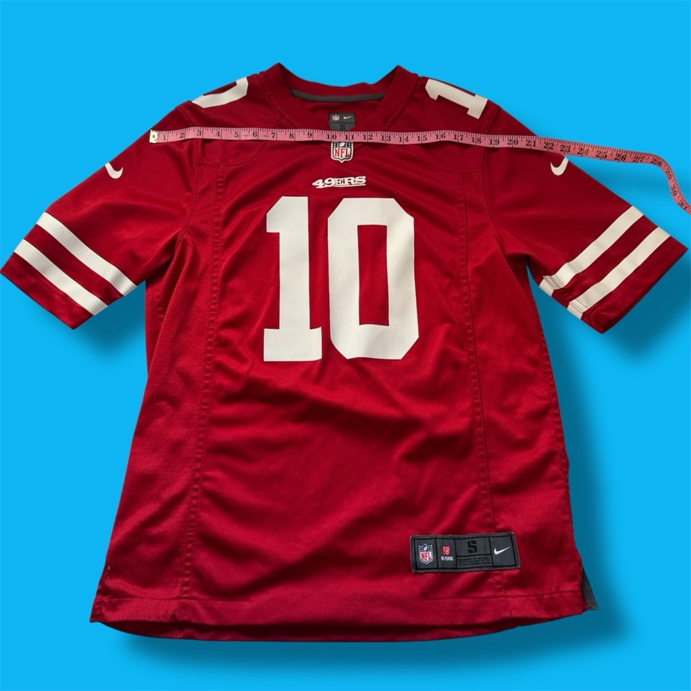 Nike Kids Red and White Jersey
